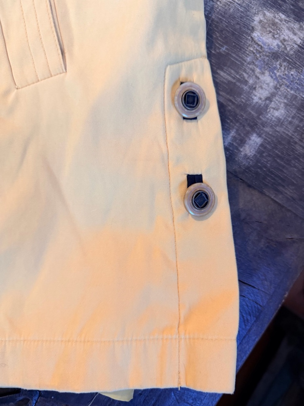 Lightweight Women's Mustard Trench Coat - Picture 10 of 15